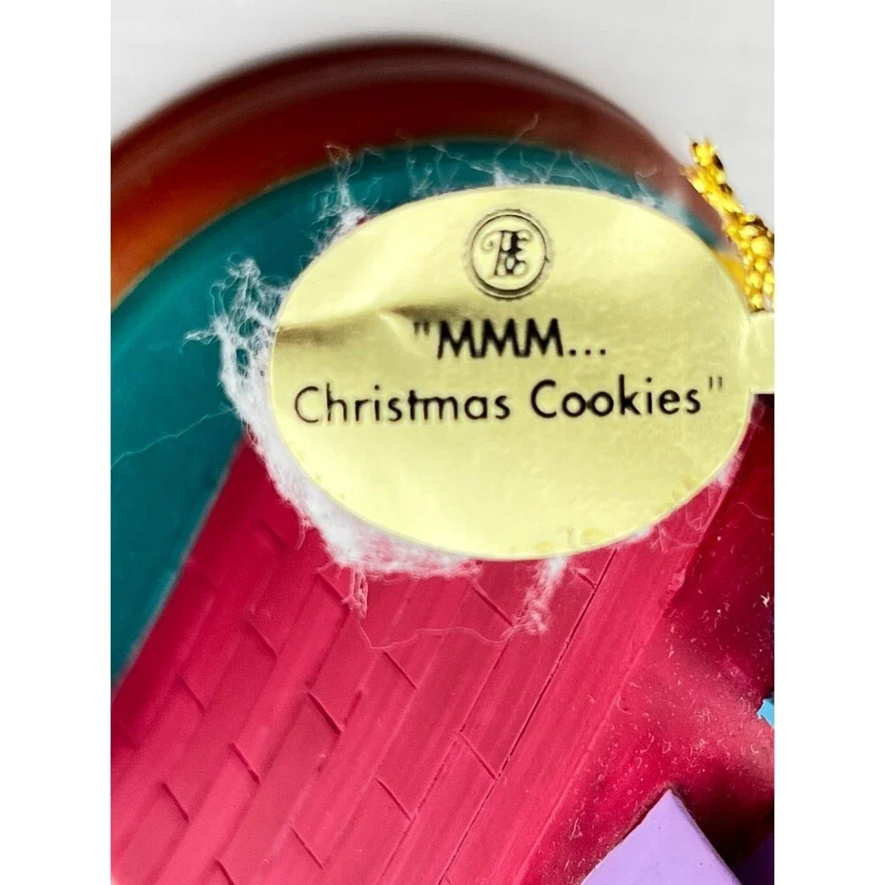 SIMPSONS Bradford Christmas Tree Ornament Illuminated “MMM... Cookies” w/Tags